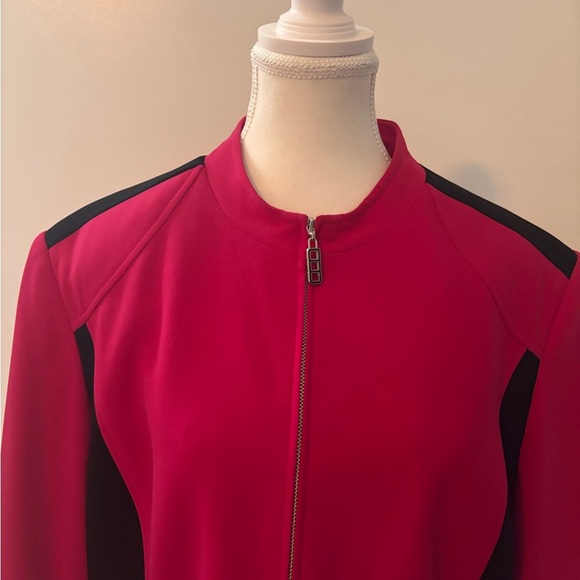 Women's Fushia and Black Louben Vintage Jacket - Picture 2 of 10